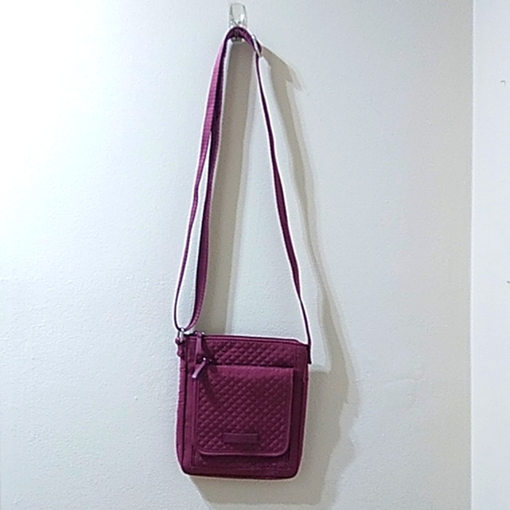Vera Bradley Iconic Mini Hipster Maroon Crossbody